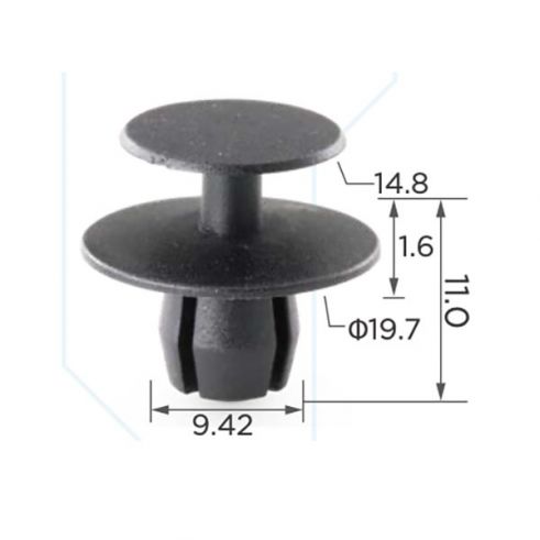 Клипса Mercedes-Benz 1239900292 Peugeot Citroen 781324 BMW 51481938725