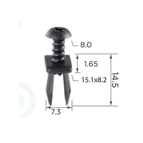Клипса Ford 629549 6743363 Клипса Ford 629549 6743363