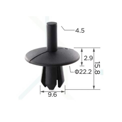 Клипса Audi Mercedes Renault VW Skoda Ford 7703072502 N90229301