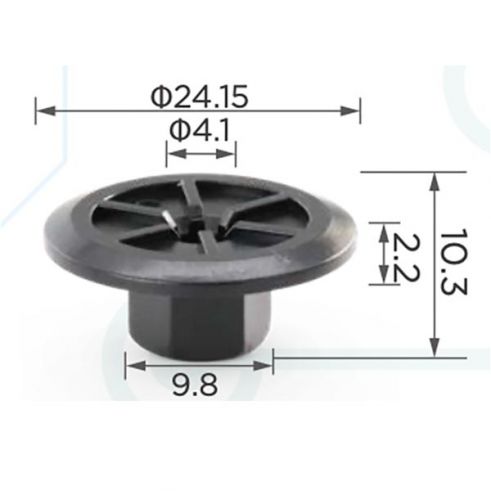 Кліпса Audi BMW 51711958025 Seat VW 441955973B Mercedes A2019900050 Кліпса Audi BMW 51711958025 Seat VW 441955973B Mercedes A2019900050