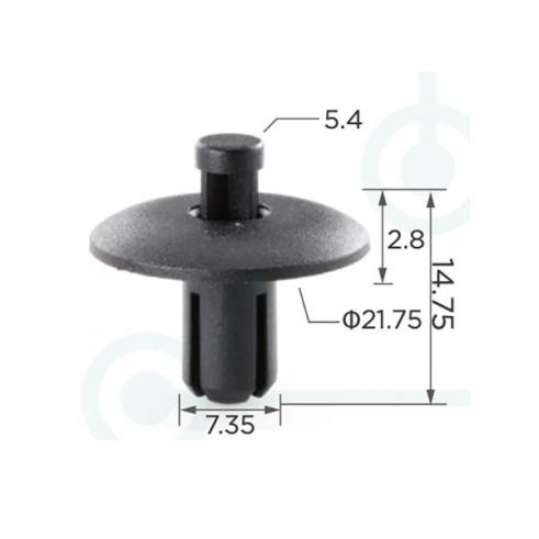 Клипса подкрылок Audi 4D0807300