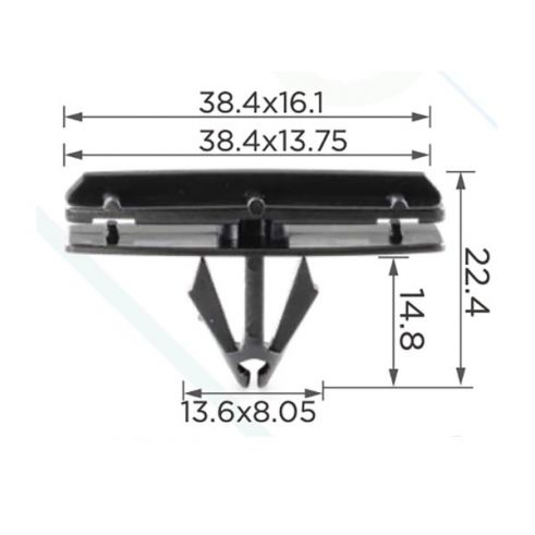 Клипса Chrysler Jeep 68039280AA