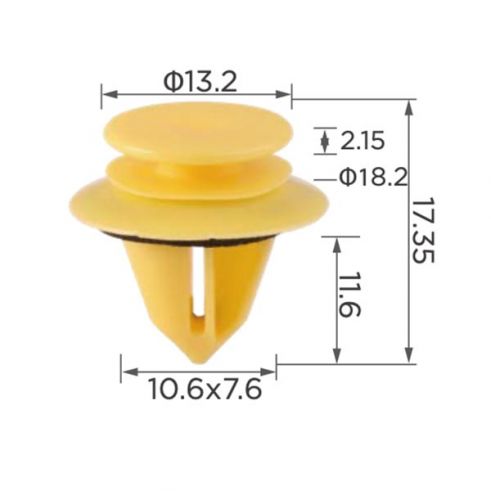 Клипса Mercedes A0009916398