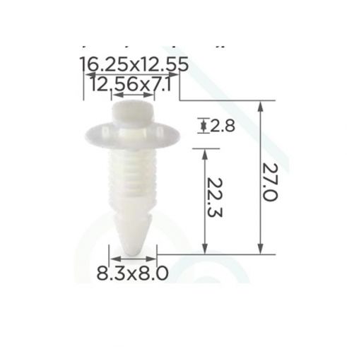Кліпса дверна GM 15953247 Кліпса дверна GM 15953247