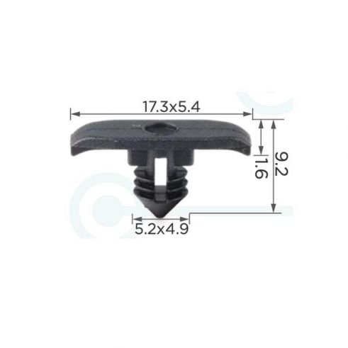 Кліпса ущільнювача Volkswagen 1H0823717 Кліпса ущільнювача Volkswagen 1H0823717