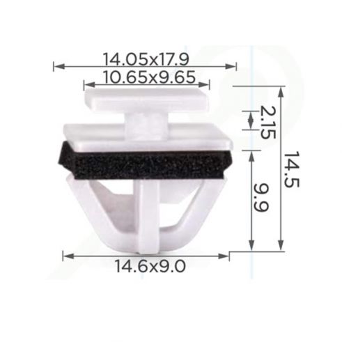 Клипса Hyundai Kia Honda 8771902500 877583E000 877593E000 Клипса Hyundai Kia Honda 8771902500 877583E000 877593E000