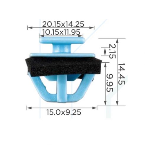 Клипса Hyundai Kia 877561F000 877563R000 Клипса Hyundai Kia 877561F000 877563R000
