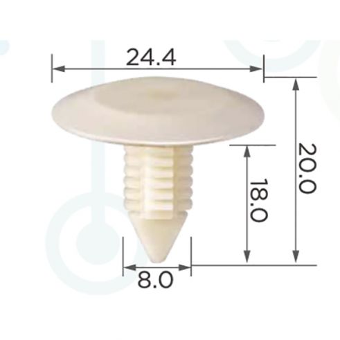 Клипса обшивки Chrysler 2048248 6003423 Клипса обшивки Chrysler 2048248 6003423