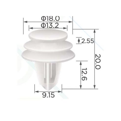 Клипса Nissan 0155330001 015532DT0A 0155310701