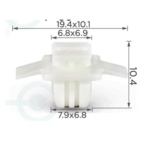 Клипса молдинга порога Honda 91213SZAA01 91513SMGE01 Subaru Клипса молдинга порога Honda 91213SZAA01 91513SMGE01 Subaru