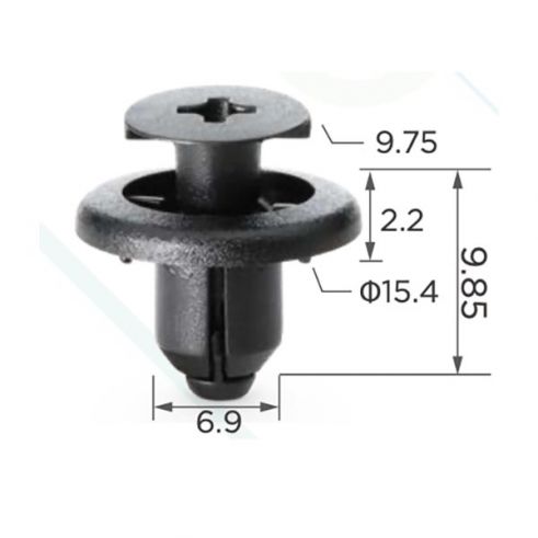 Клипса Subaru 46064AE000 Toyota SU00301220 Клипса Subaru 46064AE000 Toyota SU00301220