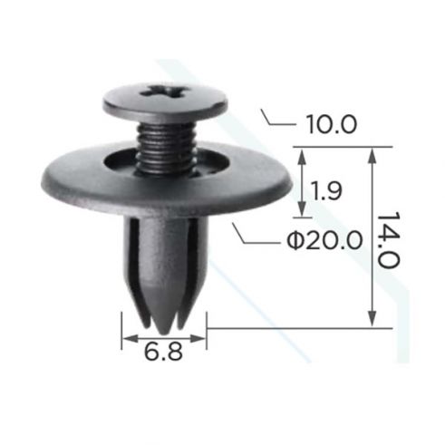 Клипса подкрылок Subaru 59122AC030 Клипса подкрылок Subaru 59122AC030