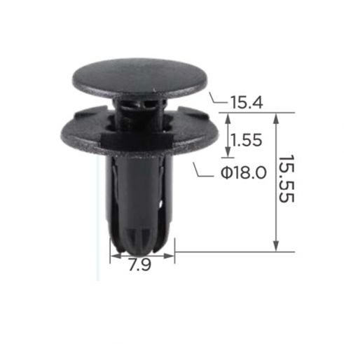 Кліпса бампера Hyundai Kia 865952T500 1420608250B Кліпса бампера Hyundai Kia 865952T500 1420608250B