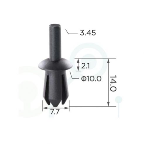 Клипса Volkswagen N0385012 Opel 1719242 Клипса Volkswagen N0385012 Opel 1719242