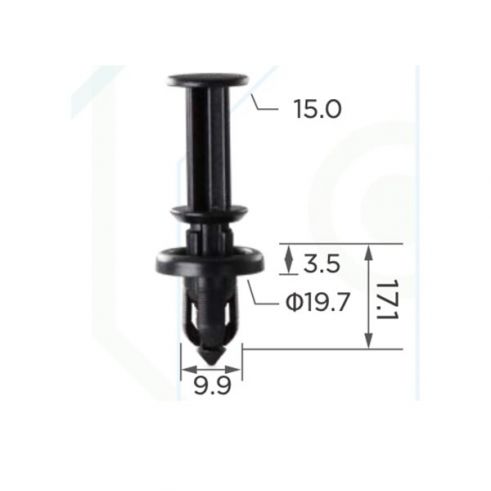 Клипса бампера Honda 91503SHJA01 Клипса бампера Honda 91503SHJA01