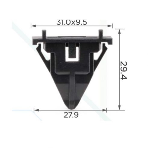 Кліпса молдингу крила Toyota 6199135010 Кліпса молдингу крила Toyota 6199135010