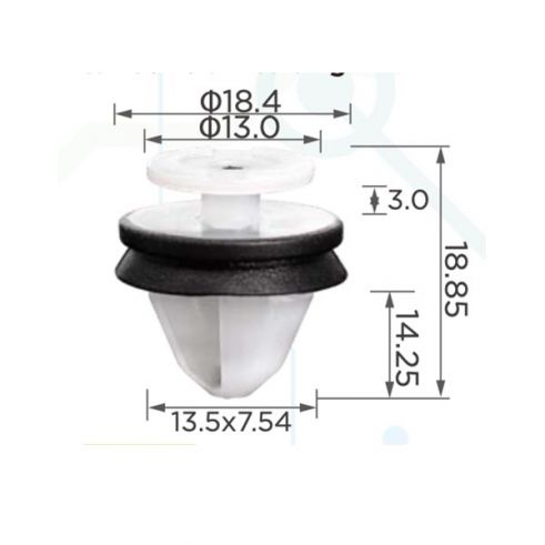 Клипса Citroen Peugeot 6991Y8 9341PF Fiat 9654280780 Renault 7703077469 Клипса Citroen Peugeot 6991Y8 9341PF Fiat 9654280780 Renault 7703077469