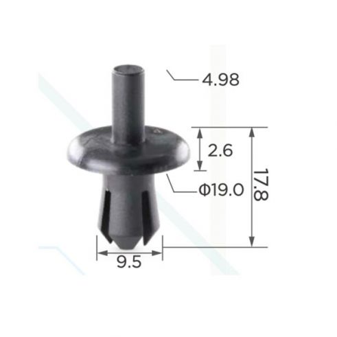 Клипса GM Opel Daewoo 90450482 1104882 Mercedes A0019901692 Audi N10552001