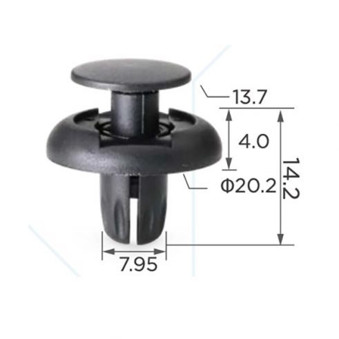 Кліпса Mercedes A0009914940 0009914940 Кліпса Mercedes A0009914940 0009914940