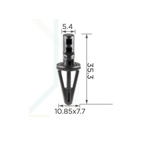 Клипсa заднего бампера Nissan 852847S610 Клипсa заднего бампера Nissan 852847S610