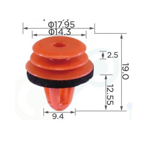 Кліпса BMW Mini 07146962771 51417046415