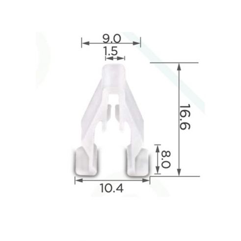 Клипса приборной панели Honda 90666SDAA01