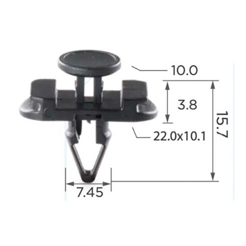 Кліпса двері Volkswagen 1K0837199B Кліпса двері Volkswagen 1K0837199B