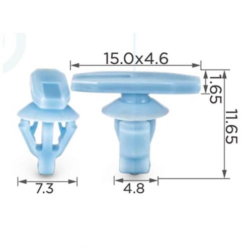 Клипса уплотнителя двери Honda 90651TP8003 91568TR0003 Клипса уплотнителя двери Honda 90651TP8003 91568TR0003