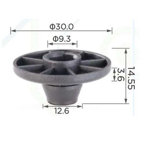 Клипса ковриков Audi Volkswagen 8E08642299B9 Клипса ковриков Audi Volkswagen 8E08642299B9