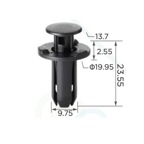 Клипса молдинга порога Honda 90501SDR003 Клипса молдинга порога Honda 90501SDR003