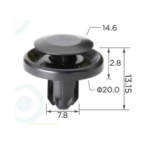 Клипса подкрылков Subaru 909140068
