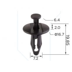 Кліпса обшивки GM 1636632 20687704