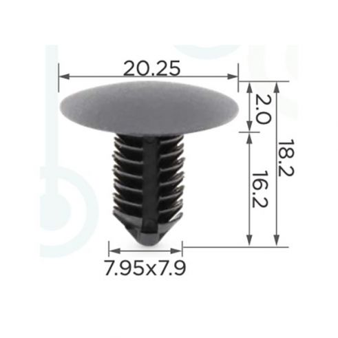 Клипса Volkswagen N90911301 Клипса Volkswagen N90911301