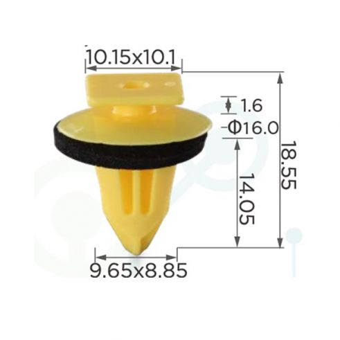 Клипса Toyota 7681768010 Клипса Toyota 7681768010