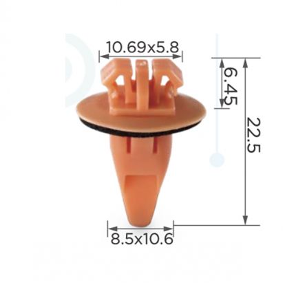 Клипса Toyota Lexus Suzuki Nissan 7539735010