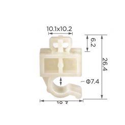 Клипса упора капота Honda 90677671003 906776710031