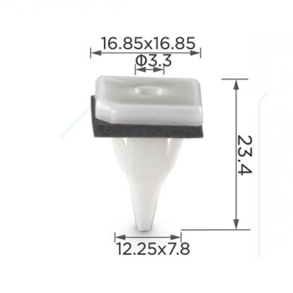 Купить автокрепеж клипсу под саморез Mitsubishi MB361578 MR280579