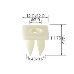 Клипса под саморез Lexus Toyota 90189-0501 Mitsubishi MS-480002 Daewoo