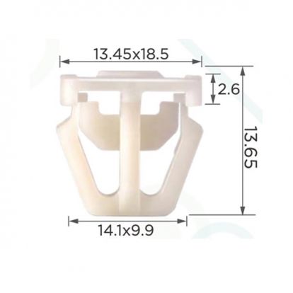 Купить автокрепеж клипсу молдинга Acura Honda 75305S0A003 Украина