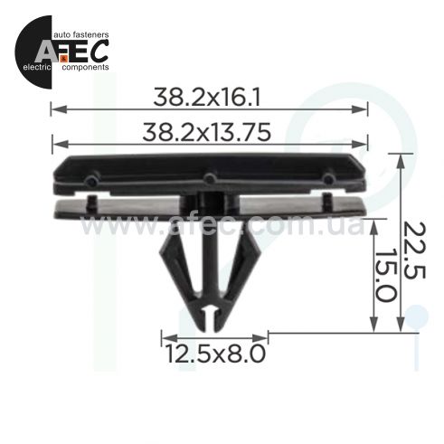 Клипса молдинга Chrysler Jeep 3244 Клипса молдинга Chrysler Jeep 3244