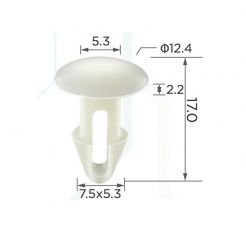 Кліпса обшивки Mercedes A0009871015