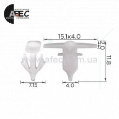 Кліпса Volkswagen 7H0837485