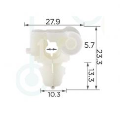 Кліпса тяги замку Ford E6DZ542 E83Z542