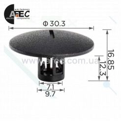 Клипса обшивки 7481ZN для автомобилей Citroën, Peugeot, Renault, Nissan, Ford, Audi