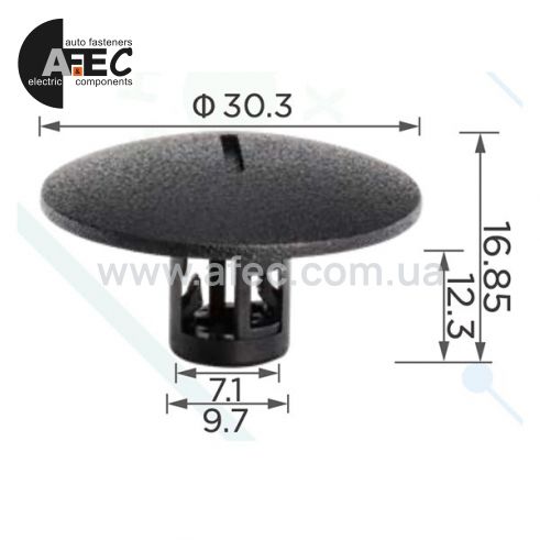 Клипса обшивки 7481ZN для автомобилей Citroën, Peugeot, Renault, Nissan, Ford, Audi Клипса обшивки 7481ZN для автомобилей Citroën, Peugeot, Renault, Nissan, Ford, Audi