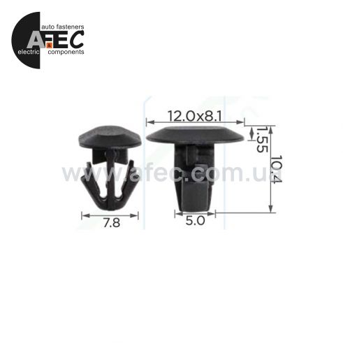 Клипса уплотнителя двери 8201033717 Renault Клипса уплотнителя двери 8201033717 Renault