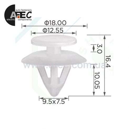 Клипса молдинга BM5114197AA Ford Клипса молдинга BM5114197AA Ford