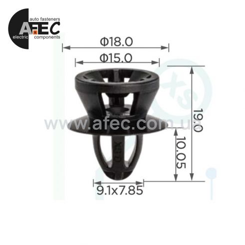 Клипса двери 9842654180 Citroen, Peugeot, Opel, GM Клипса двери 9842654180 Citroen, Peugeot, Opel, GM