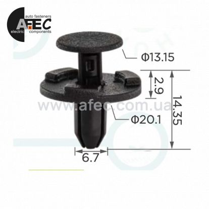 ひよ Клипса крепежная Mazda, B45A-56-146A, B45A56146A, купить в Киеве и