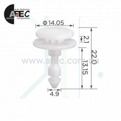 Клипса порога Great Wall, Haval 5173106K00